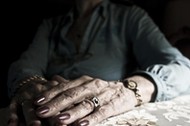 Close-up of a senior woman's hands, Buenos Aires, Argentina