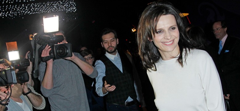 Juliette Binoche w Warszawie. Premiera "Sponsoringu"