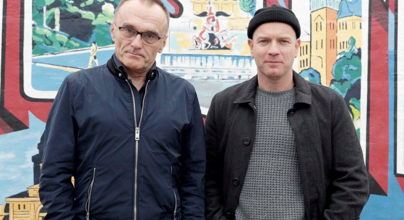 (L-R) Danny Boyle and Ewan McGregor.