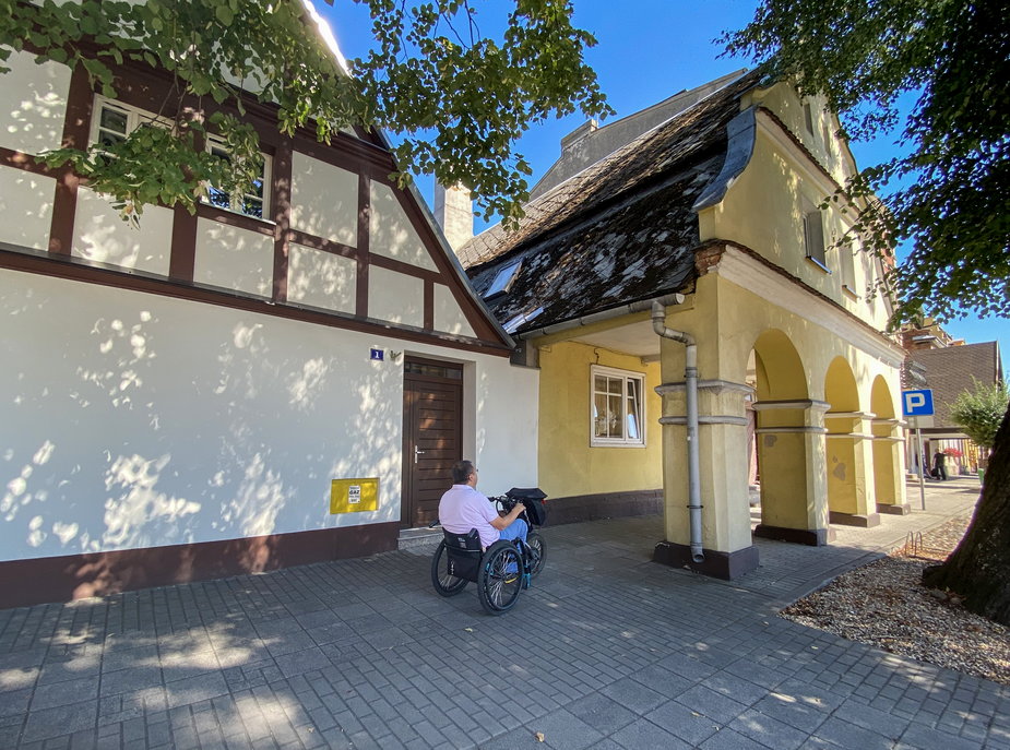 Podcieniowy dom murowany w Rakoniewicach