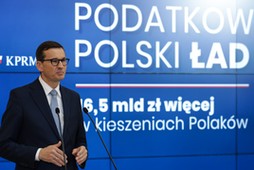 Polski Ład prezentowany przez Mateusza Morawieckiego