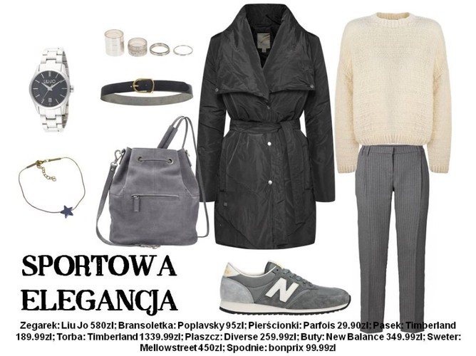 Jesienna STYLIZACJA z płaszczem w stylu 'sportowa elegancja'