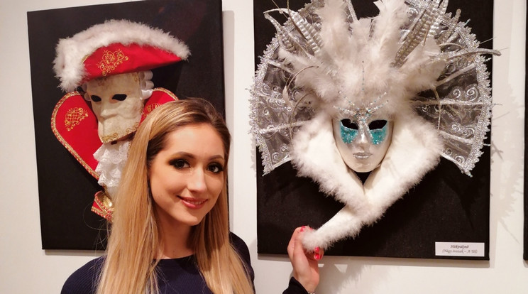 Senánszky Flóra szépségkirálynőt teljesen elbűvölték a velencei karneválok hangulatát idéző maszkok