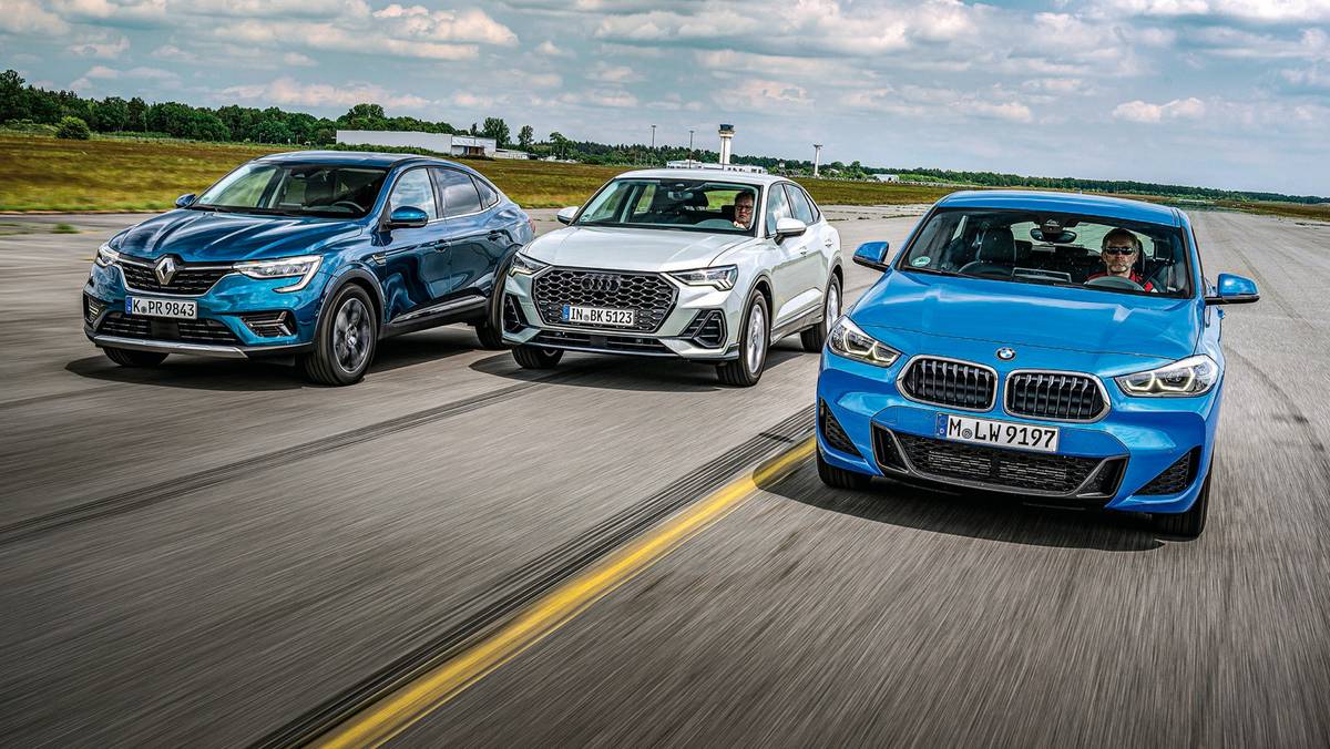 Renault Arkana kontra Audi Q3 Sportback i BMW X2 klasa biznes z opcją
