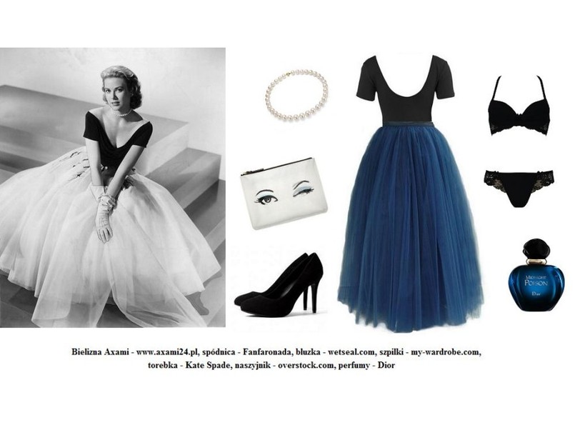 Walentynkowe sylizacje retro - Grace Kelly