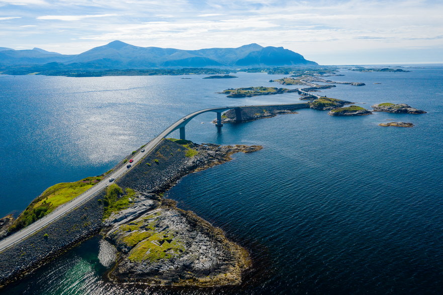 Atlanterhavsvegen, Droga Atlantycka, Norwegia