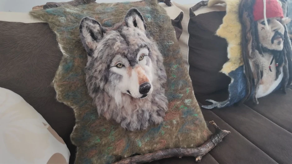 Umetnine od "bustovane" vune