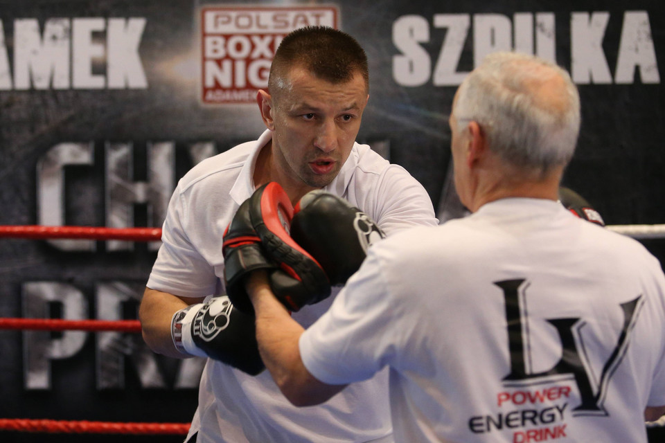 Tomasz Adamek trening