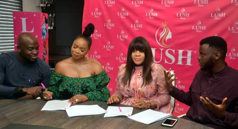 Lush Hair signs Yemi Alade as brand ambassador.