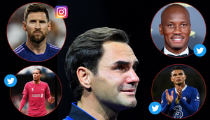 Footballers pay tribute to Rafael Nadal following retirement