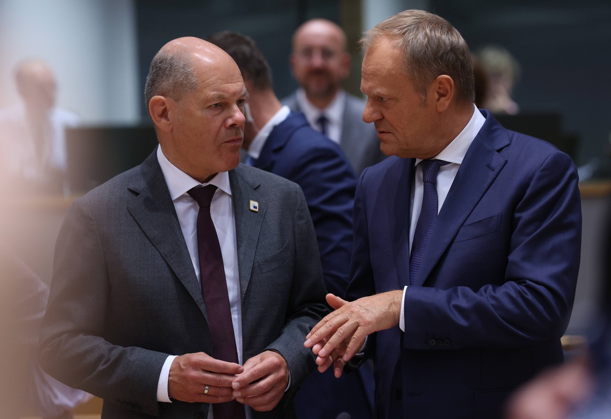 Olaf Scholz i Donald Tusk