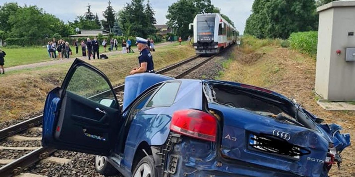 Dramatyczny wypadek w Wielkopolsce. "Myślała, że maszynista ją przepuszcza"