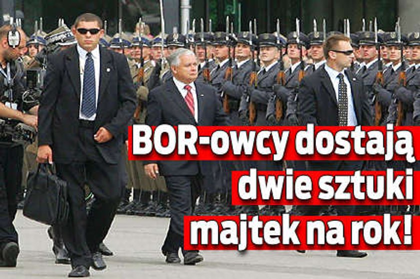 BOR-owcy dostają dwie pary majtek na rok!