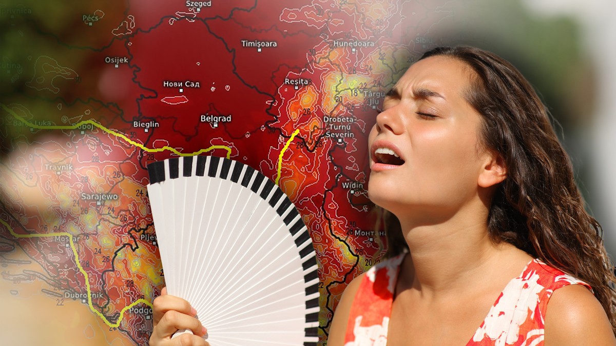 Toplotni talas se širi prema našem delu Evrope