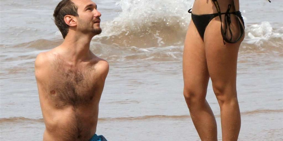 Nick Vujicic w podróży poślubnej