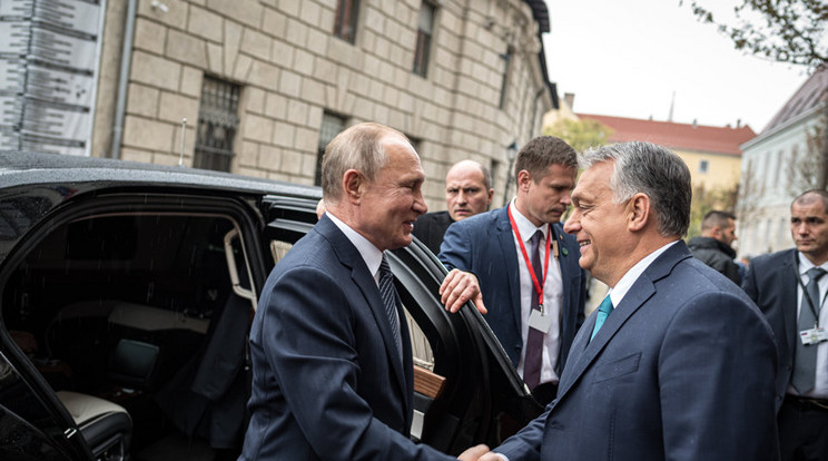 Vlagyimir Putyint Orbán Viktor fogadta / Fotó: MTI Miniszterelnöki