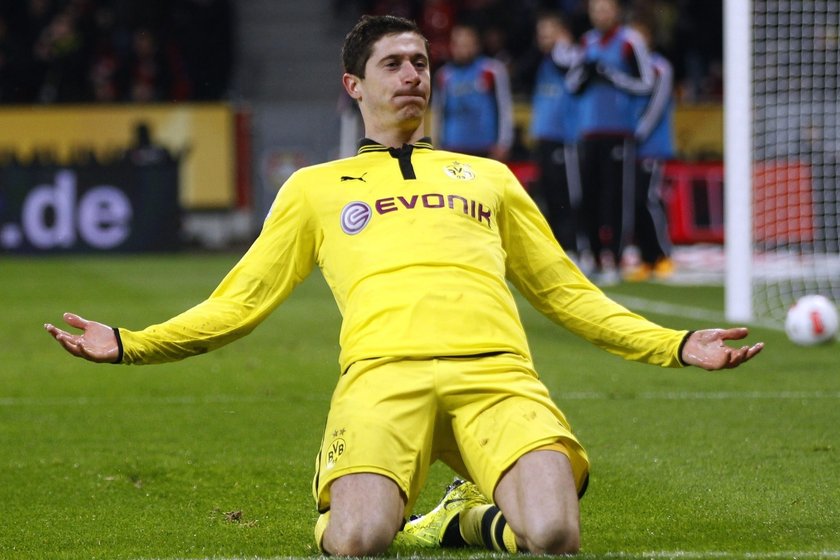 Robert Lewandowski w barwach Borussii Dortmund