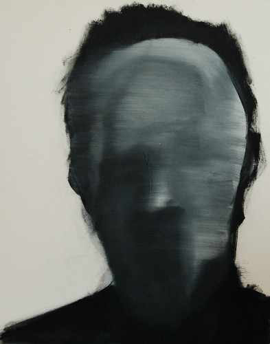 'Szkice do portretu 27', Cezary Bednarczyk, olej na płótnie, 50x40 cm