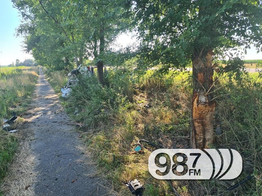 Fotografije nesrece kod Prigrevice, foto Radio Dunav Apatin