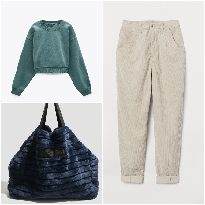 Pantalone „H&M“, duks „Zara“, tašna „P.... S.... fashion“