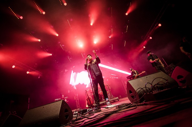 Jamie Woon na festiwalu Audioriver 2016 / fot. Audioriver