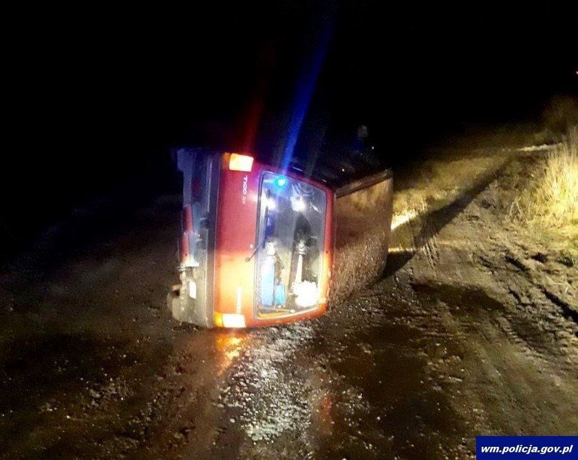 Lidzbark Warmiński: Pijany 14-latek uciekał autem przed policjantami