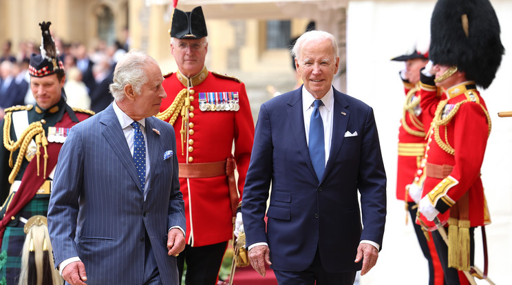 Joe Biden meglátogatta III. Károly királyt / Fotó: GettyImages