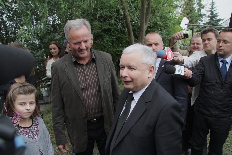 Kaczyński u plantatora papryki