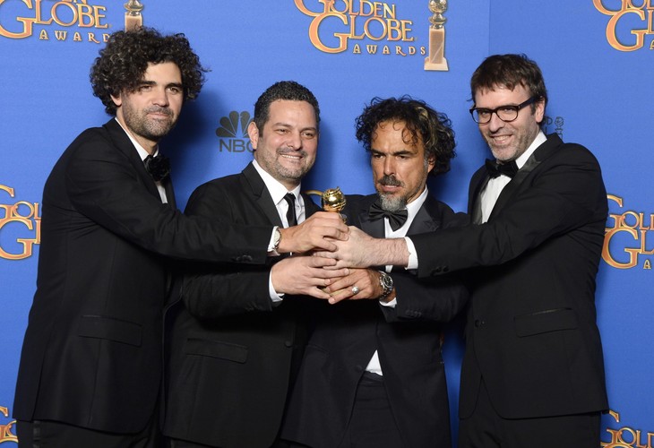 Najlepszy scenariusz:<br>Alejandro González Iñárritu, Nicolás Giacobone, Alexander Dinelaris, Armando Bo – 'Birdman'