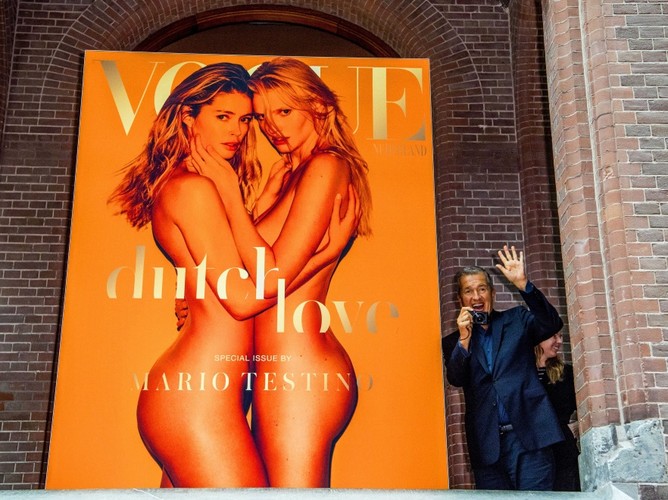 Lara Stone i Doutzen Kroes nago na okładce holederskiego Vogue'a