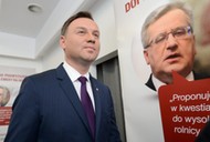 WARSZAWA ANDRZEJ DUDA KAMPANIA KONFERENCJA PRASOWA