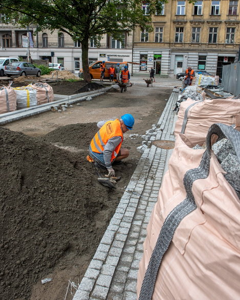 Trwa budowa nowych ulic w Łodzi