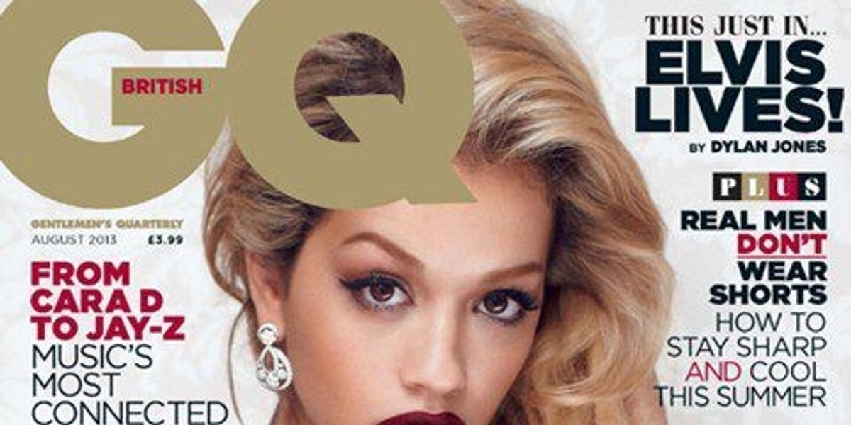 Naga Rita Ora w "GQ"