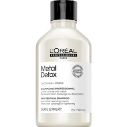 L'Oréal Professionnel Metal Detox Fémrészecskék elleni tisztító sampon - A fémtaszító tisztító krémsampon gyengéden távolítja el a fémrészecskéket a hajból. Szabadalmaztatott technológia, Glicoamine-nal dúsítva