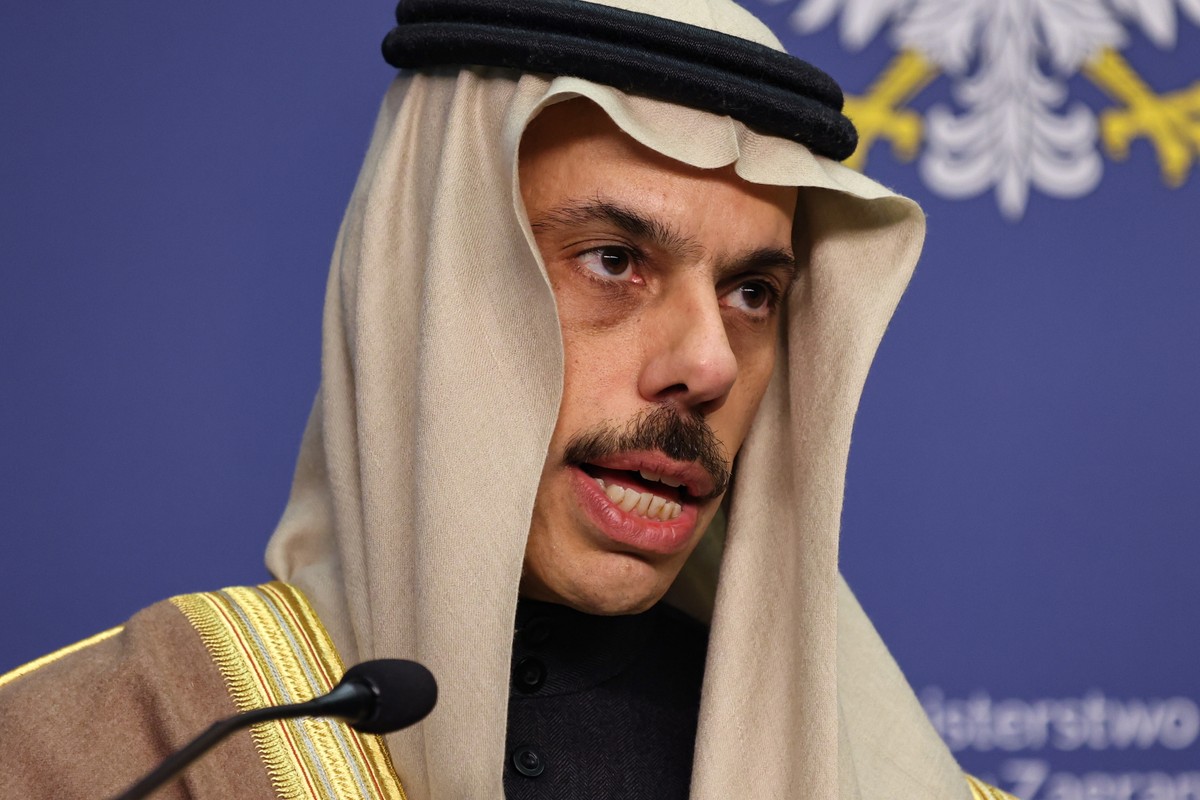 Minister spraw zagranicznych Królestwa Arabii Saudyjskiej książę Faisal bin Farhan Al Saud
