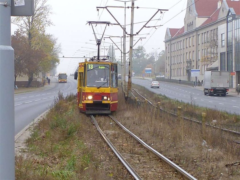 Łódź, torowisko, naprawa