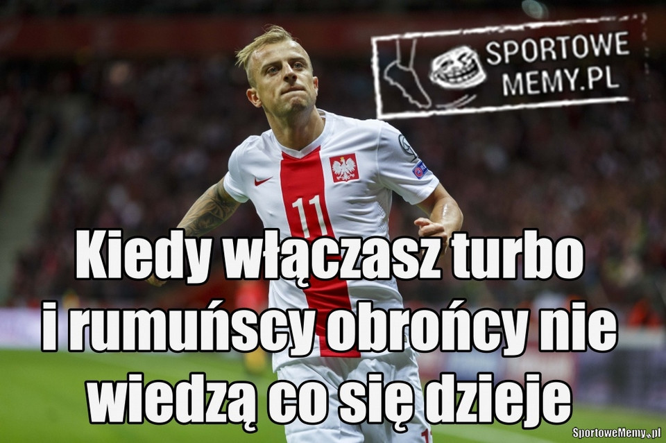 "Lewy" i "Grosik" bohaterami memów po meczu Ruminia - Polska