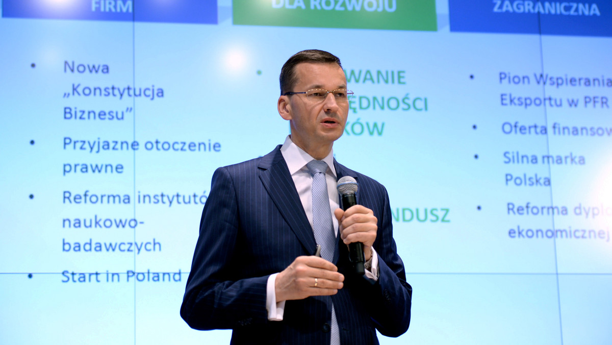 Powstanie Funduszu Ekspansji Kapitałowej, który będzie wspierał ekspansję polskich małych i średnich firm za granicą zapowiedział wicepremier, minister rozwoju Mateusz Morawiecki.