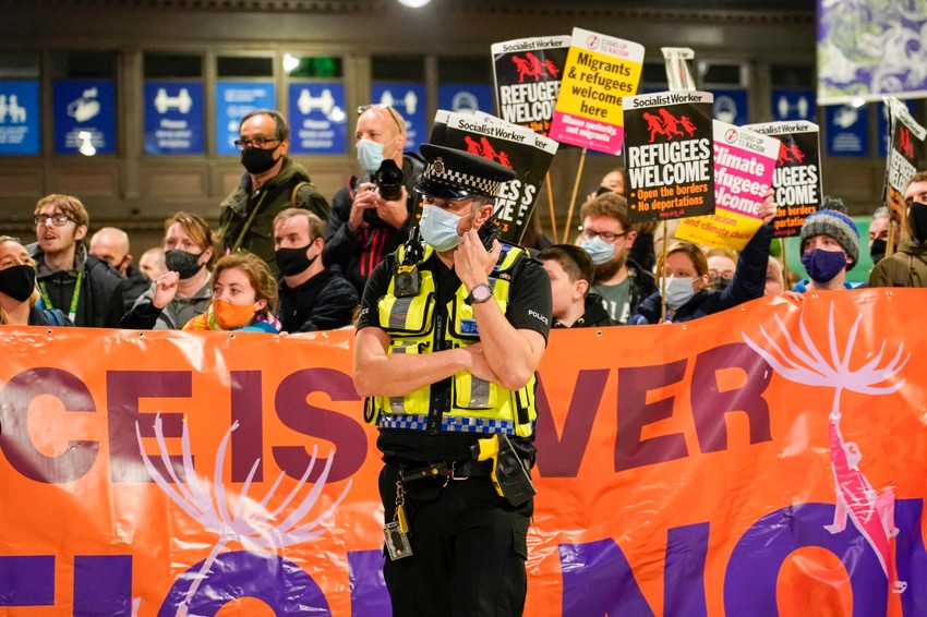 Klimatski aktivisti u Glazgovu