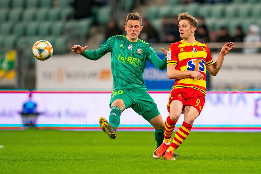 Pilka nozna. Ekstraklasa. Slask Wroclaw - Jagiellonia Bialystok. 08.03.2019