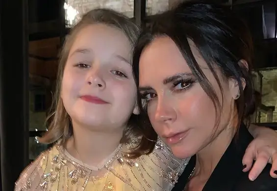 Victoria Beckham zabrała siedmioletnią córkę do salonu piękności