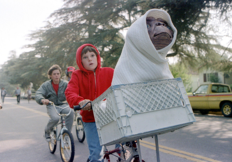"E.T.", reż. Steven Spielberg, 1982 r.