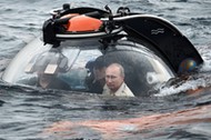 Władimir Putin w batyskafie, 2015 r.