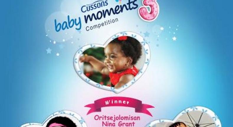 Winners of Cussons Baby of the Year Competition