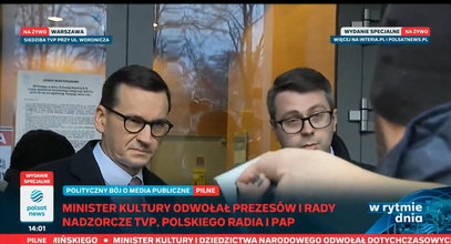 Jak Morawiecki i Müller do drzwi TVP pukali. "Mamy problem"