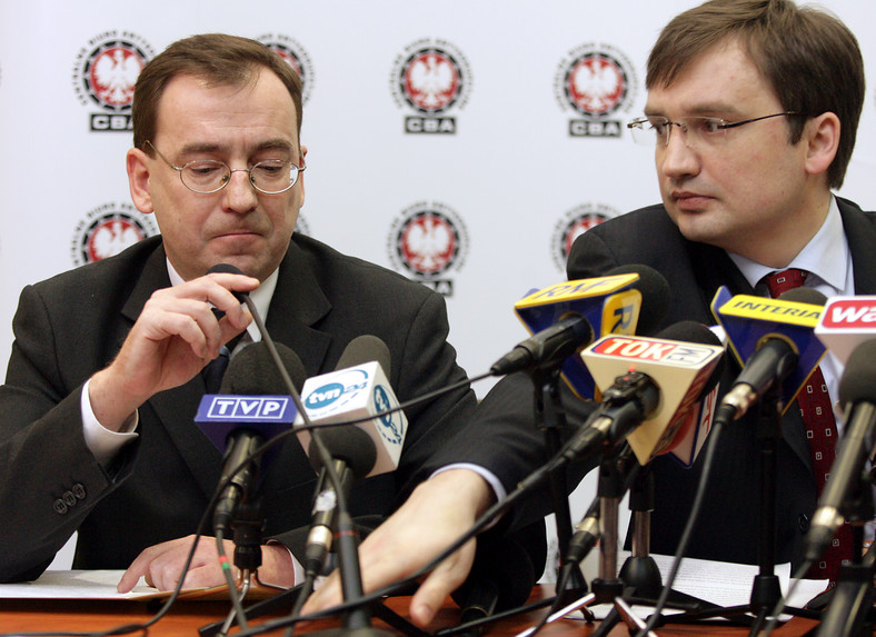 Mariusz Kamiński i Zbigniew Ziobro w 2007 r.