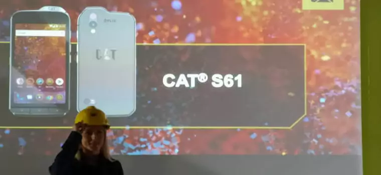 CAT S61 - wzmocniony smartfon już w Polsce. Rusza przedsprzedaż