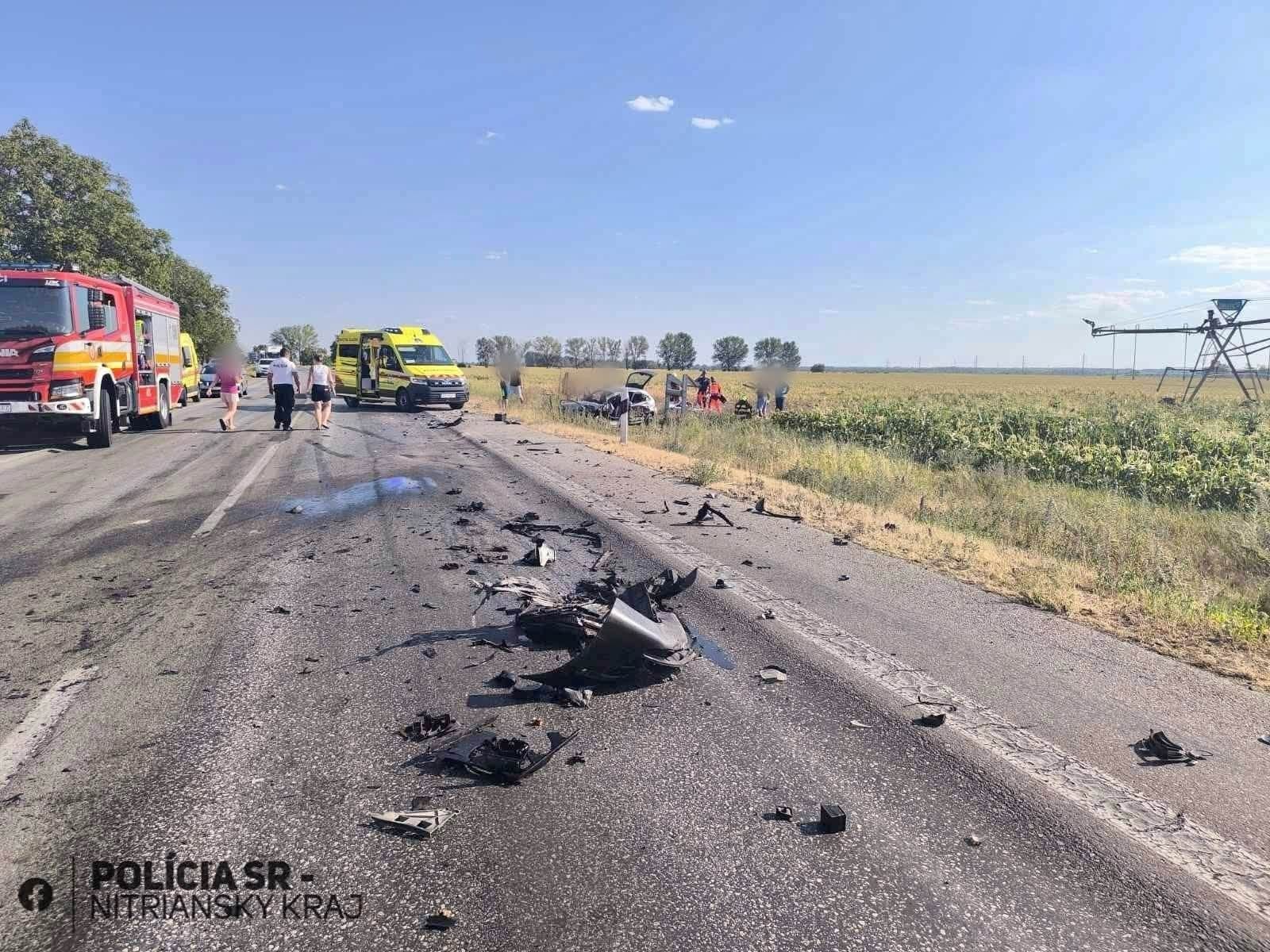 Pri Hurbanove došlo k vážnej dopravnej nehode.