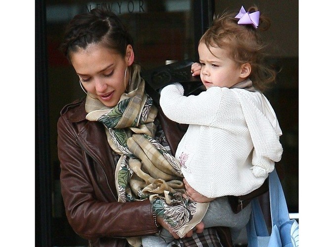 Aktorka Jessica Alba z córką Honor Marie