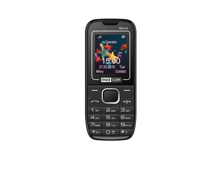 Maxcom MM134 Dual Sim Czarny